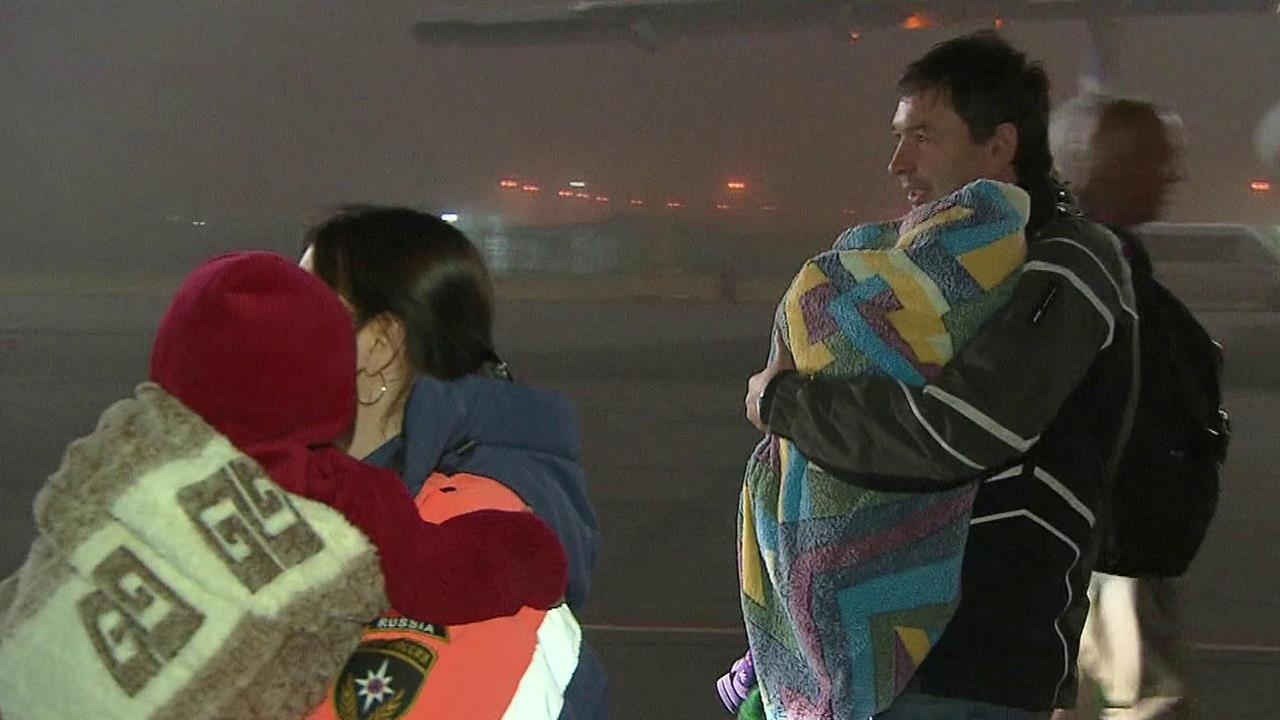 Спецборт МЧС привез из Багдада последнюю группу де... матери в Ираке отбывают наказание за терроризм