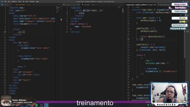 [PapinhoTech] Vuejs de uma pespectiva Reacjs. Introdução ao Vuejs pra o time do iSUS.