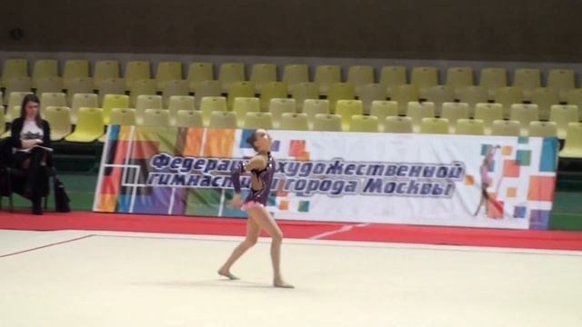 Кучер Алёна, мяч. Командное Первенство Москвы. 28.03.13 смотреть онлайн