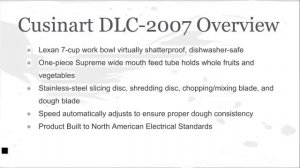 The Cuisinart DLC-10S vs The Cuisinart DLC-2007n