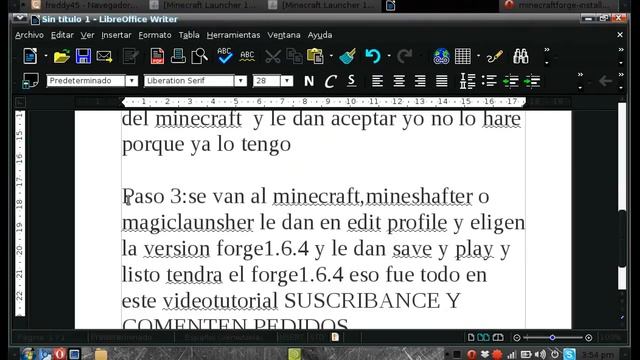 como instalar forge en minecraft 1.6.4 en canaima смотреть онлайн