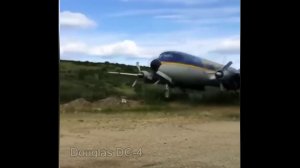 Аварийная посадка Дуглас DC-6 на грунтовую полосу - Douglas C-6 Landing Accident (Aug 01, 2019)