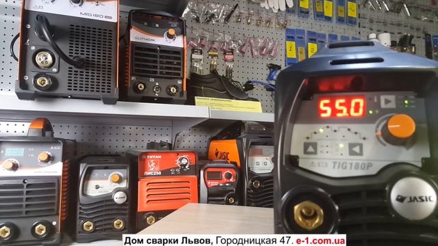 Jasic TIG-180P (W211) PRO аргоновый аппарат смотреть онлайн