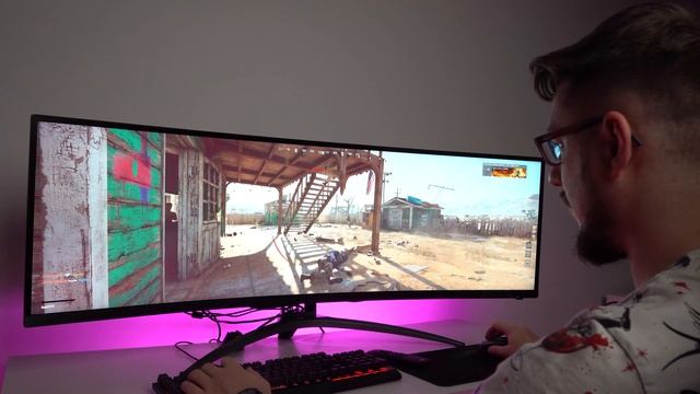 Monitor wielkości telewizora ! ~ test AOC AG493UCX2 смотреть онлайн