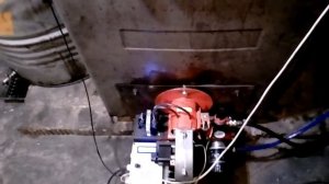 Автоматическая горелка на отработанном масле