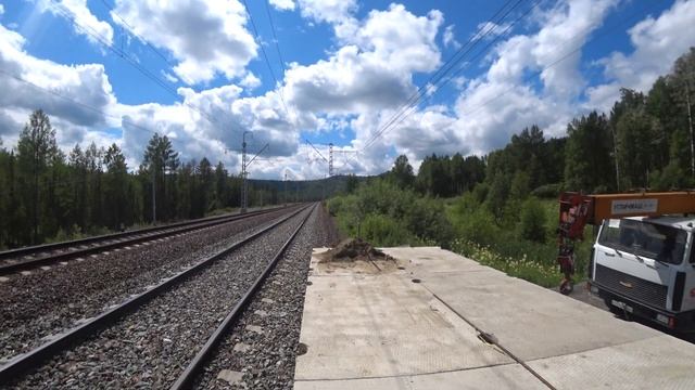 Начало монтирования перрона деревня Фёдоровка 11 07 2020 год смотреть онлайн