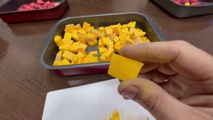 Тыква   сублимация, вкусные хрустящие кубики