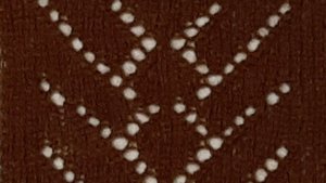 Ажурный узор 15. Метод наложения. Вязание на машине.