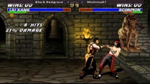 Ultimate Mortal Kombat 3 Plus (Hack) - Black Redgrave vs Mishima07