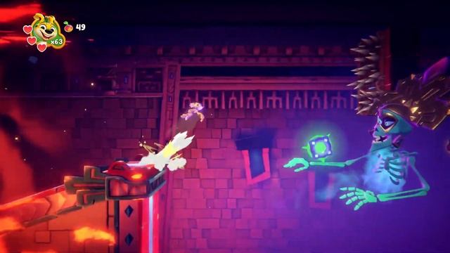 Marsupilami Hoobadventure - Final Battle (Temple) - End Boss - All Feather Walkthrough смотреть онлайн