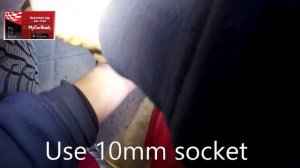 Toyota Corolla Verso  2001–2007  front bumper removal