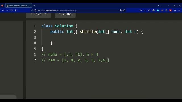 1470. Shuffle the Array - LeetCode 100% Fast Solution in Java | THE CODE WIZARD смотреть онлайн