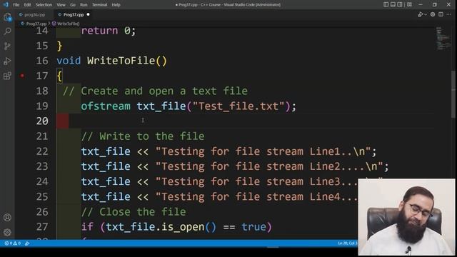 Files in C++ | Working with Files in c++ | read and write file in c++  | C++ Programming Tut # 37