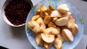 Компот из брусники,яблок и груш