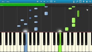 Любовные Истории - Школа (на пианино Synthesia)