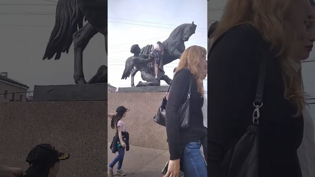 Санкт-петербург. Аничков мост. смотреть онлайн