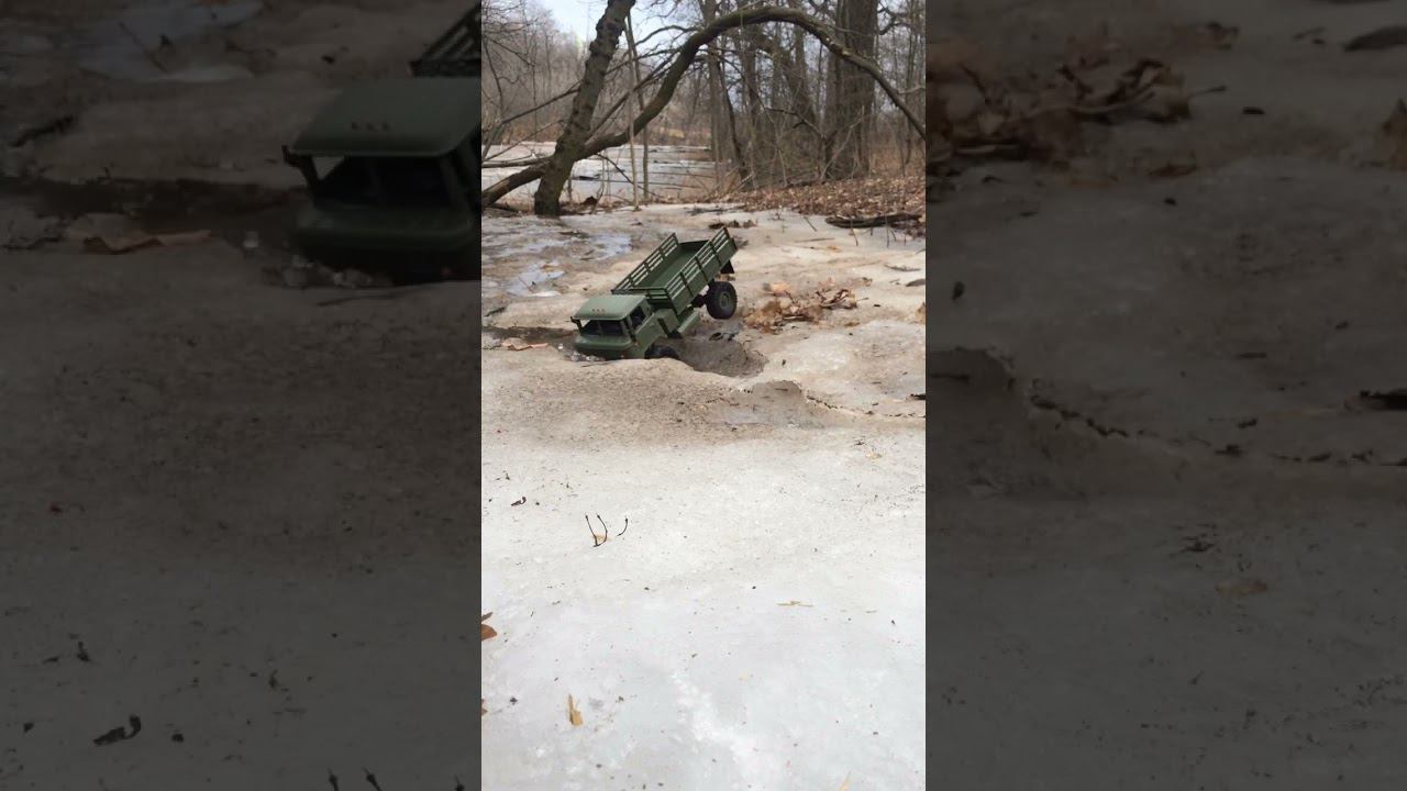 Утопили ГАЗ-66)) #rc #rclife #rcmodel #crawler #rccar #scale #wpl #wplrc #4x4rc #rctruck #gaz66