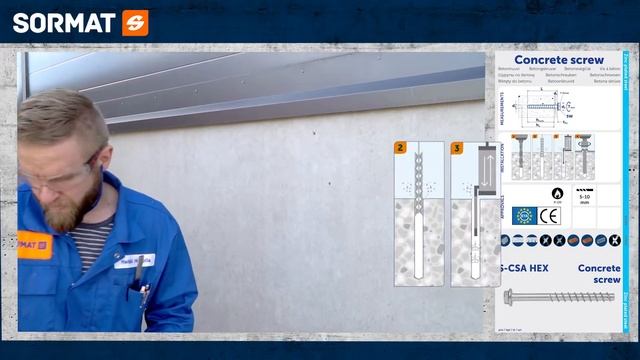 Sormat S-CSA Concrete screws смотреть онлайн