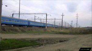 РЖД ЧС8-38 с поездом Анапа - Киев