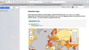 Interactive map | R