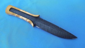 Изготовление ножа Перо из части подшипника