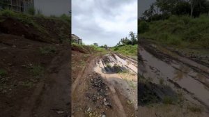 Мы застряли на машине в грязи. Наше мини-приключение..