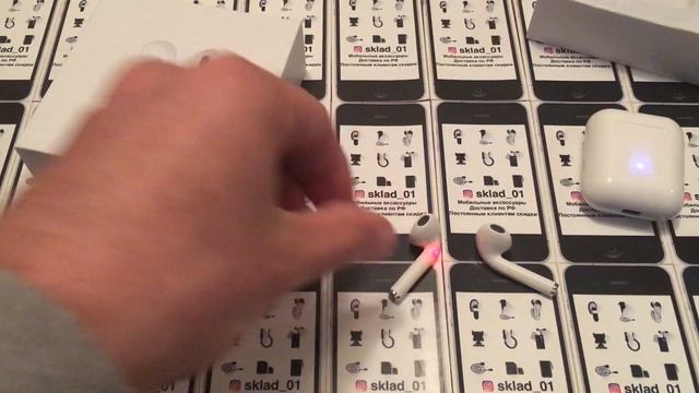 Гарнитура Bluetooth копия Apple airpods(idragon) смотреть онлайн