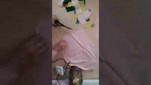 Тестируем горячие ножницы для ткани.