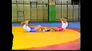 Вольная борьба: Разминка. Wrestling: Warm-up. 摔跤:熱身