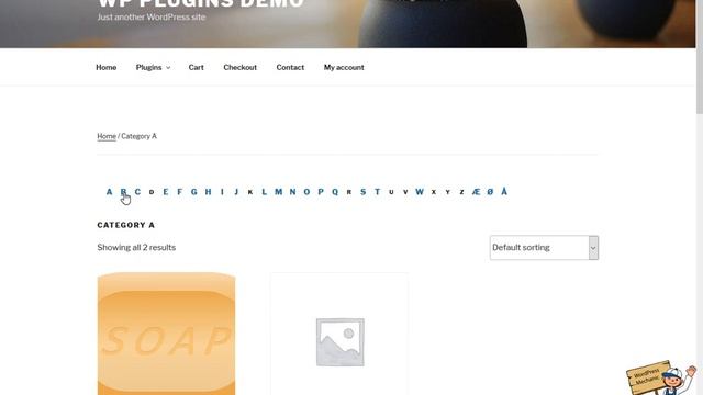 Alphabetic Pagination - WooCommerce Shop & Category Pages