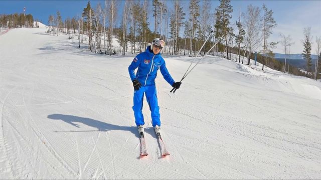 Карвинг: ангуляция. Горные лыжи обучение
