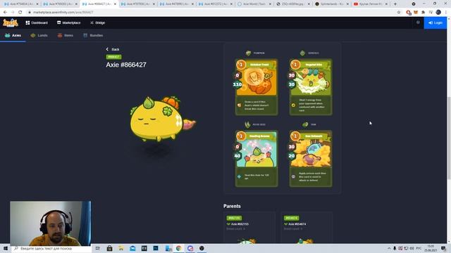 Axie Infinity - обзор класса plant и их карт, мета растения, как играть pvp, на блокчейне эфириум