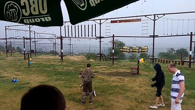 Показательне  Арман и Даниил на Аляске