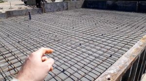Монолитная плита под Дом Арматурный каркас