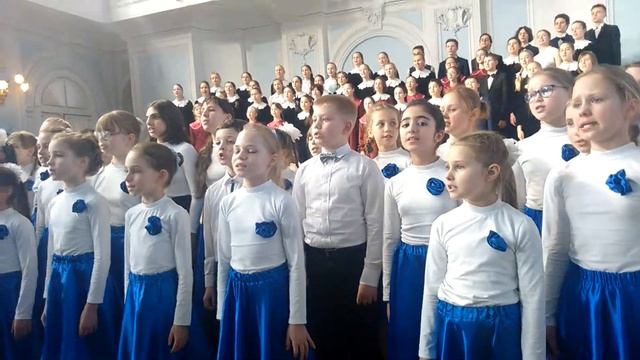 Хор ДМШ Аренского.Отчётный конуерт.Рохманиновском зале. смотреть онлайн