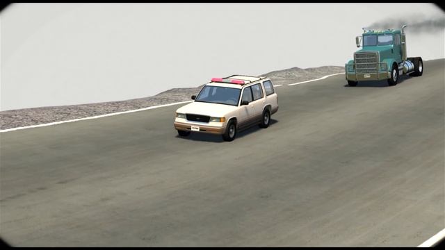 BeamNG - Racing & Crashing - Truck Racing #3 смотреть онлайн