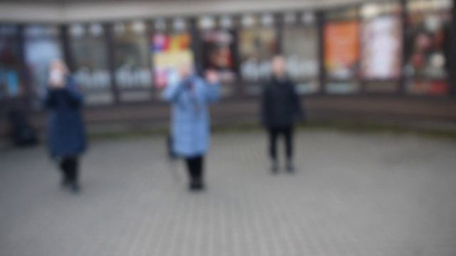 Репортажик с уличного служения в г.Маарду (Эстония)