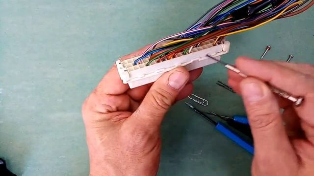 Как разобрать разъем эбу