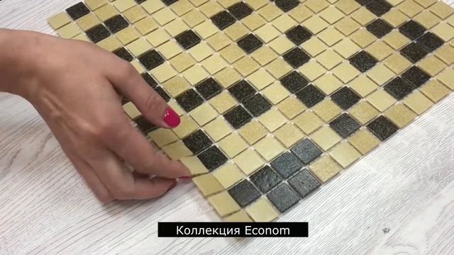 Мозаика смальта Elada Mosaic MC105 темно-коричневый микс