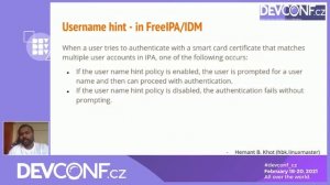 Security benefits of FreeIPA/IDM - DevConf.CZ 2021