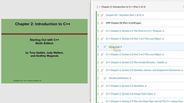 C++ Chapter 02 - Activities (Part 1 of 2) - Gaddis смотреть онлайн