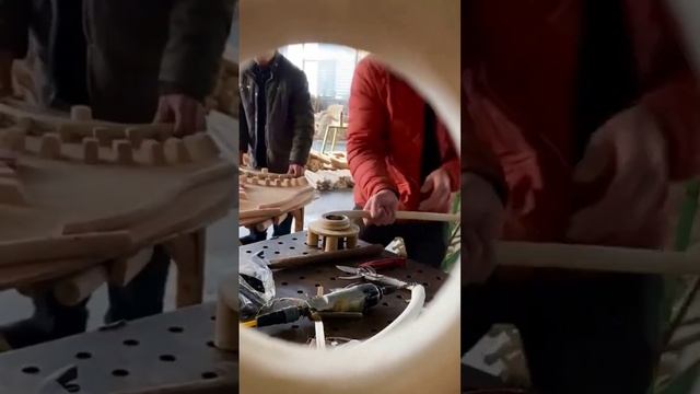 изготовление деревянные кресло #shorts #мебель #стулья