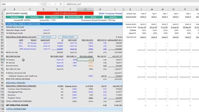 Industrial Development Model in Excel - Video Walkthrough смотреть онлайн
