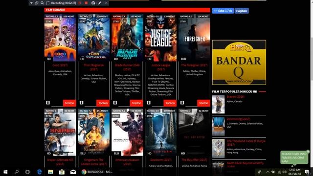 Website streaming Film HD Sub Indo Bioskopgue смотреть онлайн