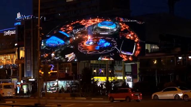 Медиафасад Р16, Сочи, ТЦ Мелодия смотреть онлайн