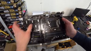 Обзор Материнской платы на 12 видеокарт Gigabyte B250 Fintech