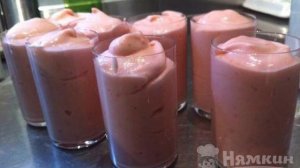 Ягодный мусс из сливок
