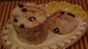 Домашняя ветчина из трески и горбуши.