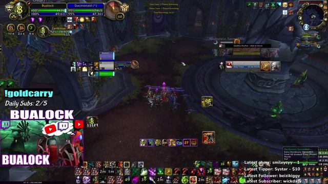 Demo Lock Made Enemy Rage Quit in WoW Arenas 9.2.5 PvP - BuaLock Warlock Gameplay смотреть онлайн