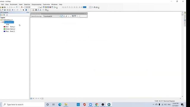 How to add PDF files and do georeferencing  in ArcMap?